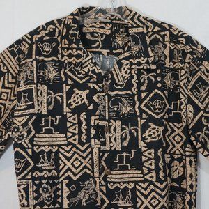 Palmwave Hawaii Short Sleeve Shirt Size Large